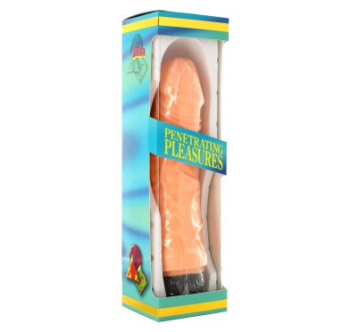 Gruby sztuczny penis z żyłami wibrator sex 19cm